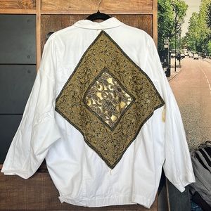 slightly worn jacket